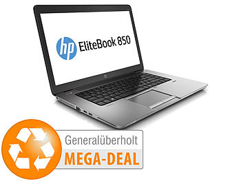 hp Elitebook 850 G1, 39,6 cm/15,6", Core i5, 256 GB SSD (generalüberholt)