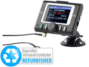 auvisio Bluetooth-Freisprecher FMX-570.ds und Transmitter (Versandrückläufer)