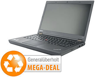 Laptops gebraucht: Lenovo ThinkPad T440p, 35,6cm, Core i5, 8GB, 128GB SSD (generalüberholt)