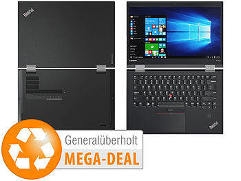 Office Notebook: Lenovo Thinkpad X1 Yoga Gen2, 35,6cm/14", i7, 16GB, 512GB (generalüberholt)
