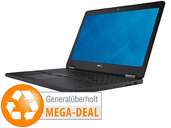 Laptop reduziert: Dell Latitude E5550, 15,6"/39,6 cm, Core i5, 256GB SSD (generalüberholt)