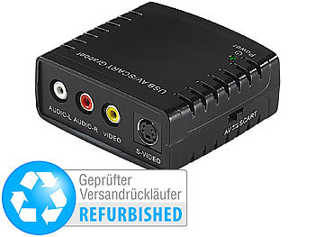 Video Digitalisierung: Q-Sonic USB-Video-Grabber VG310 zum Video-Digitalisieren (Versandrückläufer)