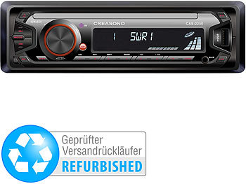 Creasono MP3-RDS-Autoradio USB/SD 4x45W "CAS-2250" (refurbished)