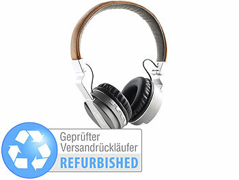 auvisio Faltbarer On-Ear-Kopfhörer mit Bluetooth, Versandrückläufer