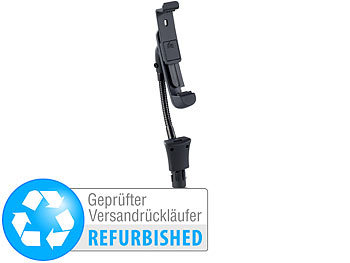 iPhone 6 Autohalterung: Callstel Kfz-Schwanenhals-Halterung, Lightning-Stecker für iPhone (refurbished)