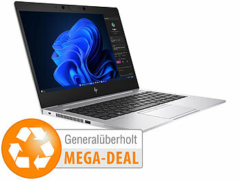 Laptop Deals: hp EliteBook 830 G6, 13,3" Touch, i5, 8GB, 256GB SSD (generalüberholt)