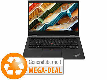 Notebook Schnäppchen: Lenovo ThinkPad X13 Yoga, 33,8cm/13,3", i5, 16GB, 256GB SSD (generalüberholt)