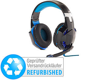Gaming-Kopfhörer-Headset: Mod-it Beleuchtetes Gaming-Headset Versandrückläufer