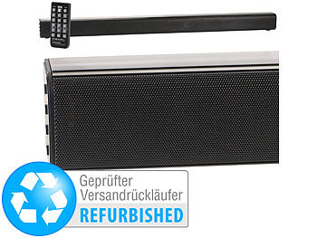 Soundbar für Fernseher: auvisio Stereo-Soundbar, Bluetooth 4.0, Koaxial (Versandrückläufer)