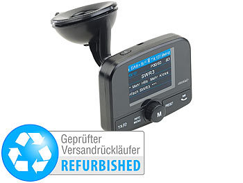 DAB Transmitter, Bluetooth: auvisio Kfz-DAB+/DAB-Empfänger, FM-Transmitter, Versandrückläufer