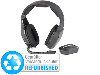 auvisio Kabelloses Gaming-Funk-Headset mit TOSLINK Versandrückläufer