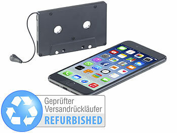auvisio Kfz-Kassettenadapter: Kabelloser Kassetten-Musik-Adapter, Bluetooth  5.0, Versandrückläufer (Autoradio Kassette Bluetooth)
