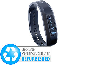 Bluetooth Armband: newgen medicals BT-4.0-Fitness-Armband FBT-50 V4,Schlafüberwachung (Versandrückläufer)