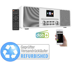 Internet Radio mit CD: VR-Radio Stereo-Internetradio mit CD-Player, DAB+/FM Versandrückläufer