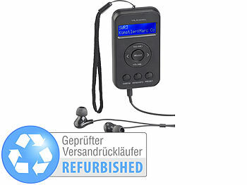 Pocket Radio: VR-Radio Digitales Taschenradio mit DAB+/FM, Akku, Versandrückläufer