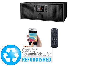 Internetradios mit Lautsprecher, Bluetooth: VR-Radio Stereo-WLAN-Internetradio, Farb-Display, Versandrückläufer