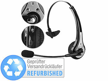 Callstel Profi-Mono-Headset mit Bluetooth, Versandrückläufer