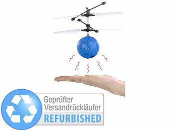 Hubschrauber-Kugel: Simulus Selbstfliegender Hubschrauber-Ball, Versandrückläufer
