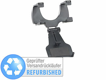 Handyhalterung Spiegel: Lescars Universal-Kfz-Rückspiegelhalterung für Smartphones, Versandrückläufer