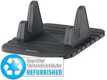 Handyhalter Bett: PEARL Universal-Aufsteller für Smartphones bis 1 cm Tiefe,Versandrückläufer