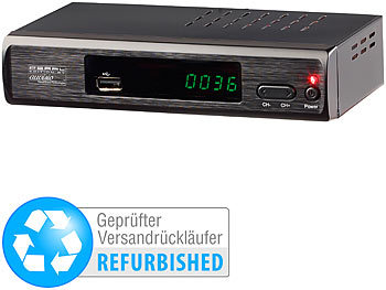 DVBT T2 Receiver: auvisio DVB-T2-Receiver H.265/HEVC, Full-HD-TV, HDMI, USB (Versandrückläufer)