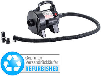 infactory Elektrische Luftpumpe für schnelles Auf- und Abpumpen (refurbished)
