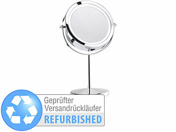 Sichler Beauty Stand-Kosmetikspiegel mit 18 LED, Versandrückläufer
