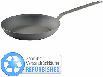 Schmiedeeisen-Pfannen: TS Kaltgeschmiedete Bratpfanne mit 4,5 cm Versandrückläufer 