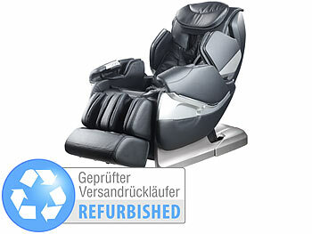 newgen medicals Luxus-Ganzkörper-Massagesessel, schwarz, Versandrückläufer 