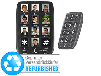 Haustelefon: simvalley Senioren-Festnetz-Telefon Versandrückläufer