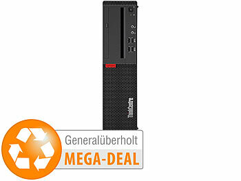 Desktop PC: Lenovo Thinkcentre M910s, i5, 16 GB, 256 GB SSD + 2 TB HDD (generalüberholt)