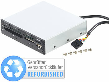 Cardreader: Xystec Interner 3,5"-Card-Reader, Versandrückläufer