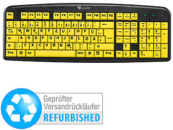 Tastatur gelb