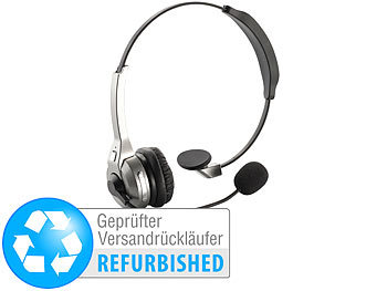 Callstel Profi-Mono-Headset mit Bluetooth & Noise-Cancelling(Versandrückläufer)