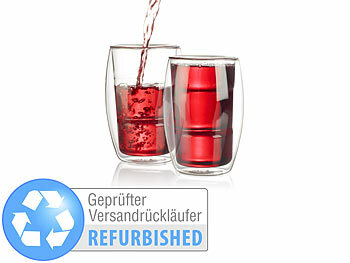 Doppelwandige Becher: Cucina di Modena Doppelwandige Gläser, 2er-Set, Versandrückläufer