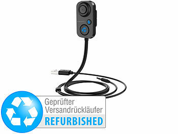 Autoadapter, Bluetooth: Callstel Kfz-Freisprechsystem, Bluetooth 5, Versandrückläufer