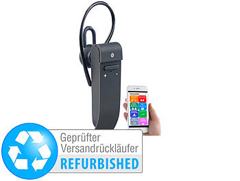 Sprachübersetzer-Headset: Callstel 2in1-Live-Übersetzer und In-Ear-Mono-Headset, Versandrückläufer