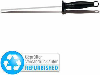 Schleifer für Messerset: Rosenstein & Söhne Keramik-Schleifstab für Stahlmesser, Versandrückläufer