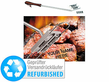 BBQ Stempel: infactory BBQ Brandeisen mit wechselbaren Buchstaben Versandrückläufer