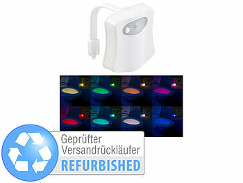 Lunartec LED-Toilettenlicht, Versandrückläufer 