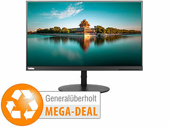 IPS-Monitor: Lenovo Thinkvision P24h-10, 23,8"/60,5cm, 2560 x 1440, IPS (generalüberholt)
