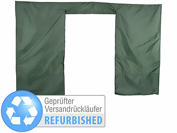 Gazebo-Pavillon: Royal Gardineer Wandseitenteil für Faltpavillon, Reißverschluss-Tür, Versandrückläufer 