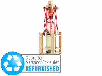 Holz-Flaschenpuzzle: Playtastic Flaschen-Puzzle "Siena" aus stabilem Echtholz, Versandrückläufer