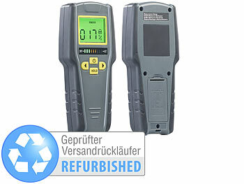 Feuchtigkeitsmesser Holz: AGT Digitaler 4in1-Feuchtigkeits-Detektor, Versandrückläufer
