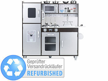 Playtastic Premium Kinder-Spielküche aus Holz, Versandrückläufer 