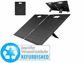 Solarpanels faltbar 12V: revolt Falt-Solarpanel, monokristalline Solarzellen, Versandrückläufer 