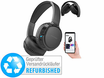 Kopfhörer, Bluetooth: auvisio Smartes Over-Ear-Headset mit Bluetooth 5.3, Akku, Versandrückläufer