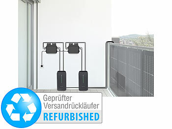 Akkus Balkonkraftwerke: revolt Universal-Plug-&-Play-Akkuspeicher, Versandrückläufer
