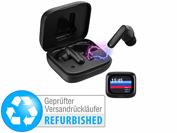 auvisio Kabellose In-Ear-Kopfhörer mit Touchscreen, Versandrückläufer