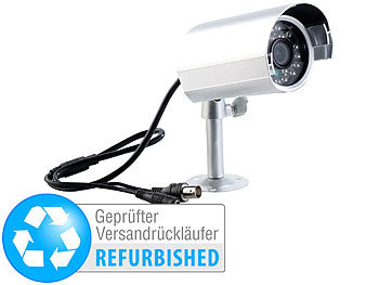 VisorTech Wetterfeste Überwachungskamera mit Nachtsicht (Versandrückläufer)